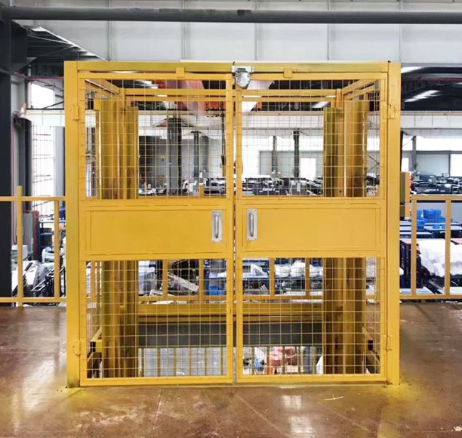 廊坊智能导轨式升降机亮相